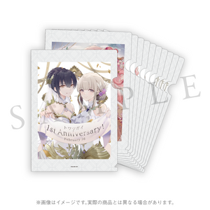 トワツガイ公式投稿イラスト(雪醒さん作)クリアファイル 11枚セット